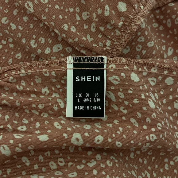 Pink Cheetah Print Shein Blouse - Picture 4 of 5